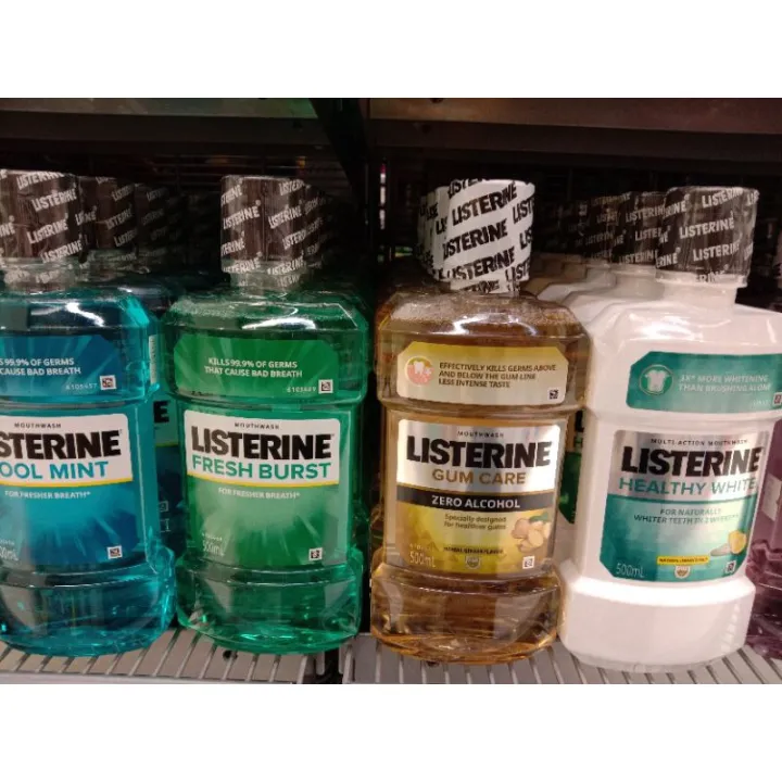 Listerine mouthwash 500ml Lazada PH