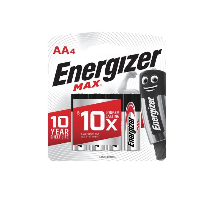 ENERGIZER Max Batteries E91BP4'S AA Lazada PH