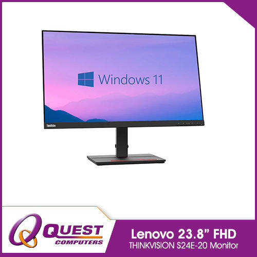 Lenovo Thinkvision S24E-20 23.8” FHD Monitor 62AEKAR2WW HDMI + VGA