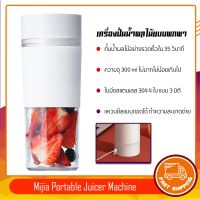 Xiaomi Mijia Portable Juicer เครื่องปั่นไฟฟ้า ปั่นน้ำผลไม้ คั้นน้ำผลไม้เครื่องผสมอาหาร แบบพกพา ไร้สาย มีแบตเตอรี่ในตัว