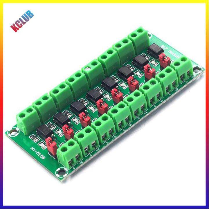 817แรงดันไฟฟ้า-optocoupler-บอร์ดแบบแยกสัญญาณออกจากกัน3-6-30v-ควบคุมแรงดันไฟฟ้าโมดูลการโอนโมดูลการแปลงแรงดันไฟฟ้า8ทาง