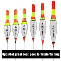 ❁ WLPFISHING 6pcs/Lot Fishing Floats Winter Fresh Water Grouper Fish Shrimp Ice Goods For Fishing Accessories Tools Tackles