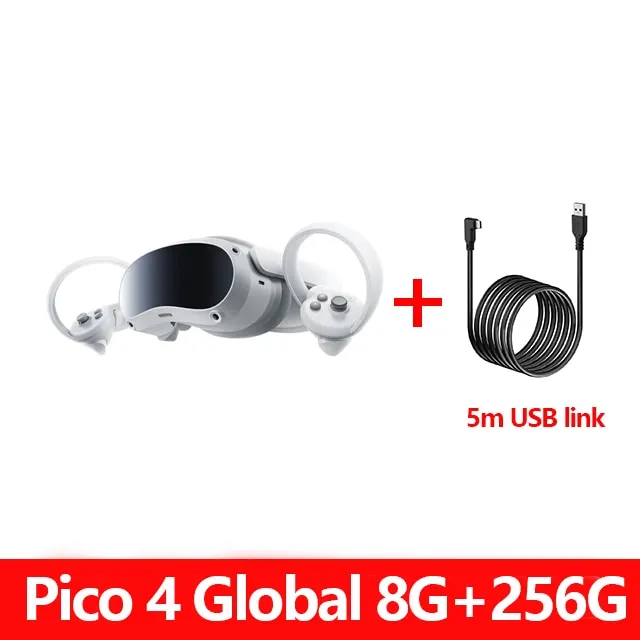 2022 Newest Pico 4 Global Version VR Glasses All-In-One Virtual Reality ...