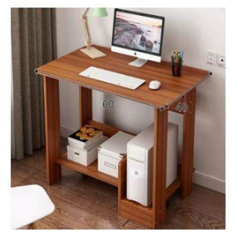 DESKTOP COMPUTER TABLE/STUDY TABLE BIG SIZE SPACE SAVER 2LAYERS WOODEN ...