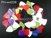 Lots of 100pcs Alice Colorful Projecting Nylon Electric/Acoustic Guitar Picks 6 Thickness Assorted Wholesales Free Shippng