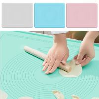 Extra Thick Large Non-Stick Macaron Making with Edge Heightening with Measurement Silicone Pastry Mat Dough Rolling Bread  Cake Cookie Accessories