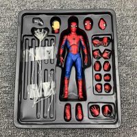 รูปปั้น Action Figure Marvel สเปอร์แมน Avengers Mafex 044ชุดผสม Diy โมเดลพีวีซี15ซม. ของเล่นเด็กของขวัญ