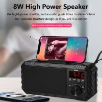 Bluetooth-compatible Speaker Portable Radio Receiver Bass Subwoofer USB Speakers With FM AM TF