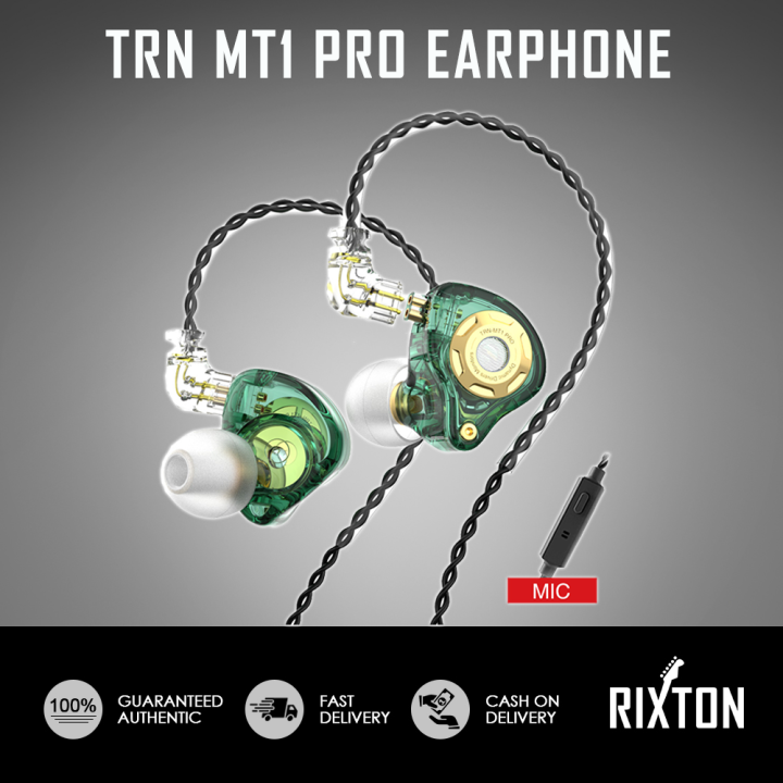 TRN MT1 Pro Hi-FI 1DD Dynamic In-ear Earphone Professional Drive HIFI ...