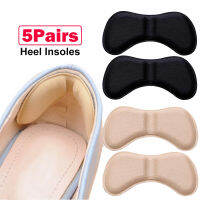 5คู่ Heel Insoles Patch Pain Relief Anti-Wear Cushion Pads Feet Care Heel Protector กาวรองเท้ากลับสติกเกอร์ใส่พื้นรองเท้า