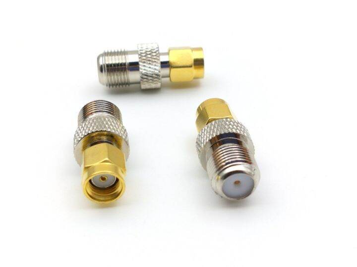 50pcs-100pcs-copper-f-type-female-jack-to-rp-sma-male-plug-center-rf-coaxial-connector-electrical-connectors