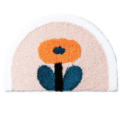 Flower Area Rugs Bathroom Kids Floret Carpet Anti Slip House Entrance Carpets Kitchen Rug Floor Mats Welcome Doormat Home Decor