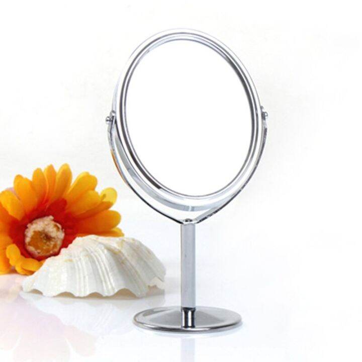 beauty-makeup-mirror-double-sided-normal-magnifying-stand-mirror-vanity-cosmetic-mirror-for-tabletop-bathroom-bedroom-travel-mirrors