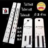 ♘ไม้วัดผสมสี ไม้บรรทัดผสมสี ไม้ตวงสี อัตราส่วน 51 41 31 และ 21 (1 ชิ้น) Paint Mixing Aluminum Ruler (ใช้ได้ 2 ด้าน)☚