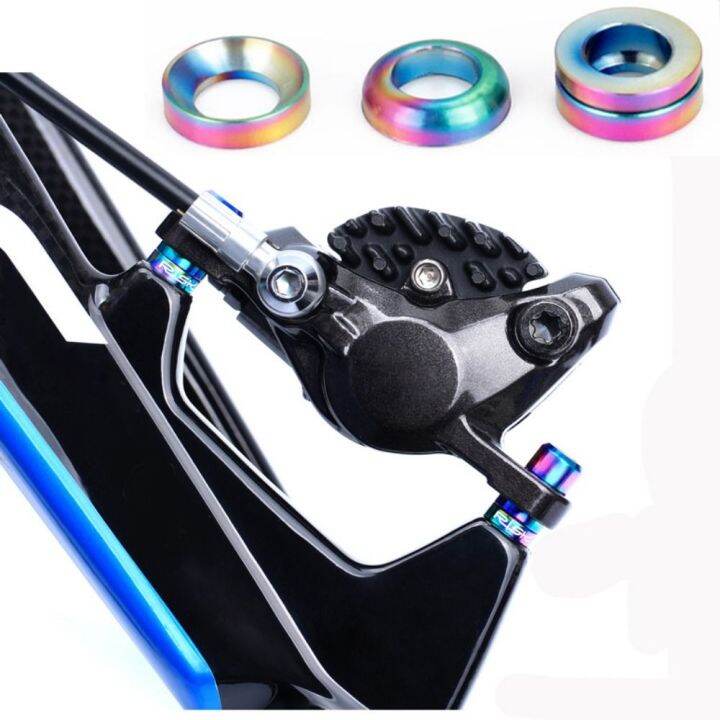 GONGYANG 1Set 3 Colors Disc Brake Caliper For Disc Brake Mountain BMX Bike XT Mounting Bolts