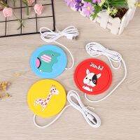 【CW】✓  New Cartoon Desktop Heating Insulation Coaster Soft Rubber