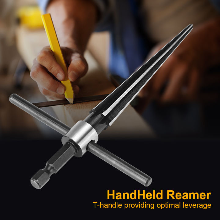 hex-reamer-bridge-pin-hole-มือถือรูปตัว-t-tapered-hex-reamer-เครื่องมือเจาะด้ามจับ-tapered-reamer