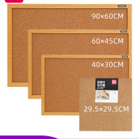 Nordic Thin Cork Board แสดงภาพ Minimalist Memo Message Board กระดานข่าว Cork Backing Home Ideas ตกแต่งผนังห้องนั่งเล่น