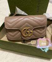 A.L.I.C.E GUCCI GG Marmont super mini bag กระเป๋าสะพาย กระเป๋าโซ่