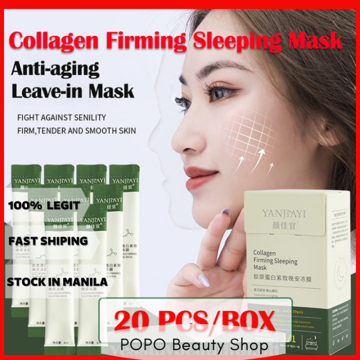 COD Original Yanjiayi Collagen Sleeping Mask Hydrating and Moisturizing