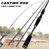 Sougayilang Spinning Casting Fishing Rod 2 Phần 36 Tấn Sợi Carbon Fishing Pole Với 2 Mẹo M ML M MH Trọng Lượng Nhẹ Graphite Đúc Quay Lure Fishing Rods