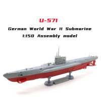 1150 U-571เยอรมันสงครามโลกครั้งที่สองเรือดำน้ำรุ่น U-581เรือรบประกอบรุ่น