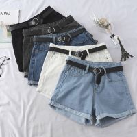 COD jfdss Women Korean Style Fashion Vintage High Waist Crimping Denim Shorts