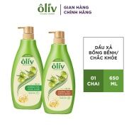 Dầu Xả Ôliv Chắc Khỏe và Bồng Bềnh 650ml