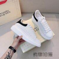 Little White Shoes Men Women Couple Casual  MCQUEENˉTrendy Versatile Student Thick-Soled Heightening Sne