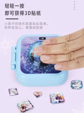 frozen 2 girls 3D sticker maker machine magic stickers set kids