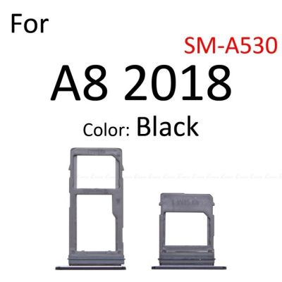 【✲High Quality✲】 anlei3 เครื่องอ่านตัวเชื่อมอะแดปเตอร์ซ็อกเก็ตถาดซิม Sd การ์ดขนาดเล็กสำหรับ A6 Samsung Galaxy A8และ A730 A530ที่จับภาชนะ A605