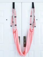 Aerial yoga sling home back bending waist trainer yoga rope hanging door handstand stretch belt tension belt