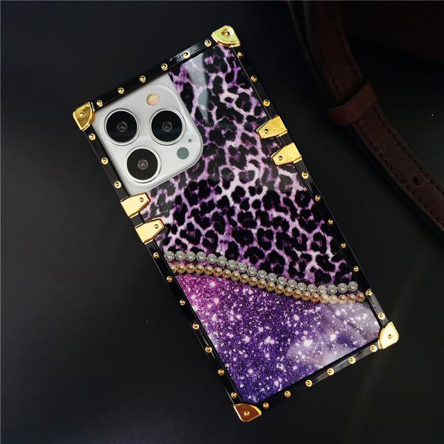 luxury-bling-diamonds-pearl-leopard-cover-square-phone-case-for-xiaomi-redmi-note-11-pro-10-pro-max-9c-10a-10c-poco-x3-gt-m4-m3