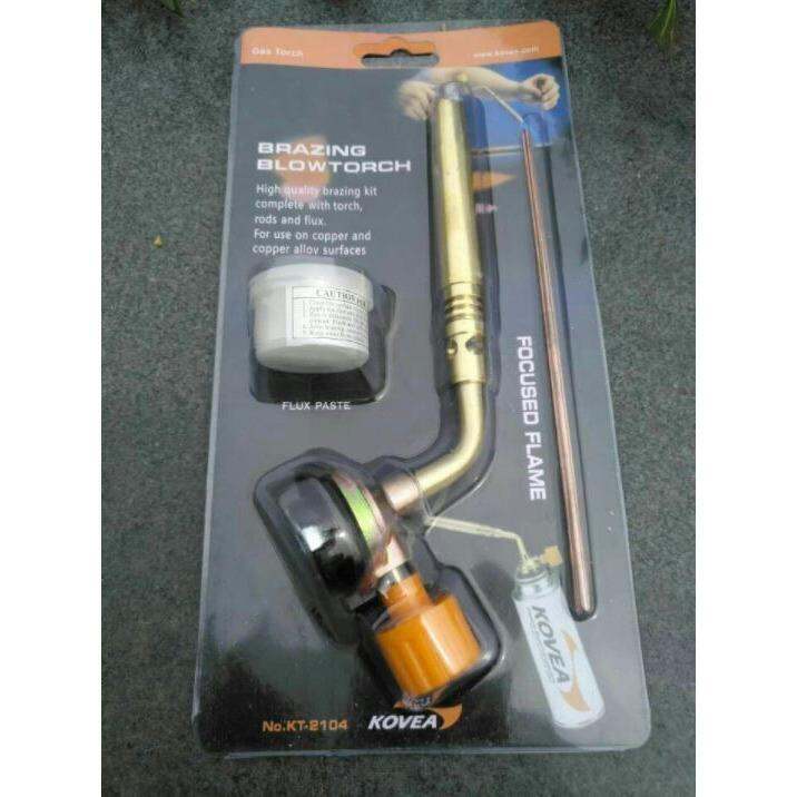 KOVEA Brazing Blowtorch KT2104 หัวพ่นไฟ หัวพ่นแก๊ส เชื่อมบัดกรี หัวเชื่อมทองเหลือง หัวพ่นไฟ
