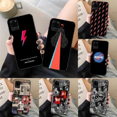 Art-David-Bowie Phone Case For Samsung Galaxy S23 S22 S21 S10 S9 S8 Plus Ultra Soft Black Phone Cover Phone Cases