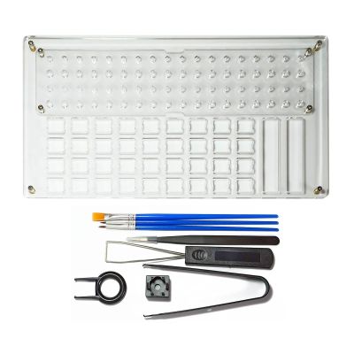 Switch Lube Station 36 With Switch Keycaps Puller Kits Switch Opener For Mechanical Keyboard Lubing With 8Pcs Tool Set