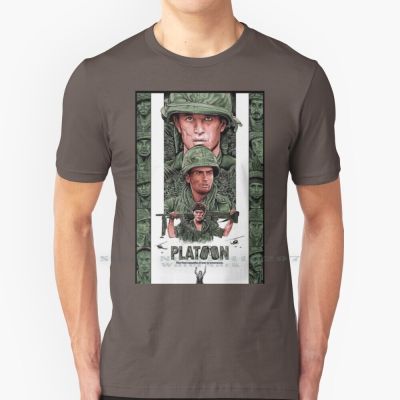 Section 100 T-Shirt Pure Cotton Vietnam Squad War Movie Nostalgia 80s Oliver Stone 100% Cotton Gildan