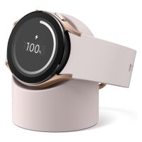 Silicone charging stand For Samsung Galaxy Watch 5/4 40mm 44mm 5 Pro 45mm Convenient Storage Seat For Watch 4 Classic 46mm 42mm Shoes Accessories