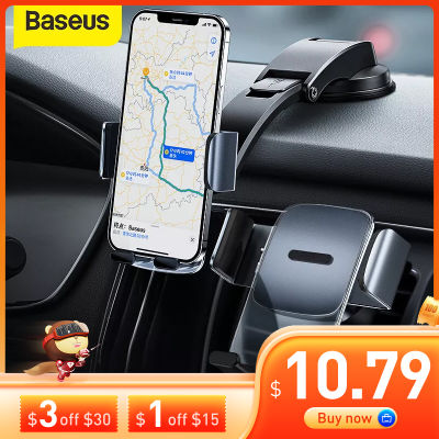 Baseus Car Clamp Phone Holder Air Vent Mount For Samsung Car Holder Stand Vertical And Landscape Stable Holder