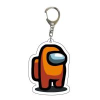 Crewmates/Imposter Keychain Double Sided Acrylic Cartoon Key Chain Pendant Anime Accessories Key Ring Hot Sale Key Chains