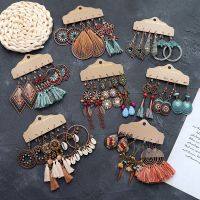 ต่างหูสำหรับคนแพ้ง่ายต่างหูตลกสำหรับเด็กผู้หญิงเครื่องประดับ Boho Boho สำหรับผู้หญิงต่างหู Boho สำหรับผู้หญิงต่างหู Boho