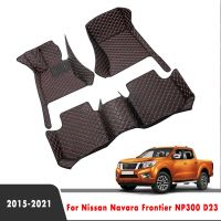 Car Floor Mats For Nissan Navara NP300 D23 2022 2021 2020 2019 2018 2017 2016 2015 Frontier Auto Accessories Custom Carpets Rugs