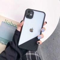 [LWF 2022] 968♞สารพัดประโยชน์เคสขนมใส iPhone 11 Pro Max Xs Max Xr ด้านหลังใสขอบอะคริลิคแบบนุ่มป้องกันรอยขีดข่วนแบบบางฝาครอบเลนส์ป้องกัน