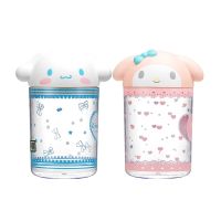 ❈๑♤ Kawaii Cinnamoroll My Melody Multipurpose Household Desktop Storage Bucket Anime Sanrioed Girl Heart Mini Trash Can with Lid