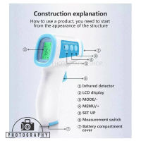 T1601P Infrared Thermometer (Blue) เครื่องวัดอุณหภูมิอินฟาเรดแบบไม่สัมผัส อุปกรณ์วัดไข้