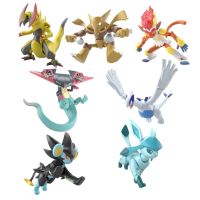 BANDAI SHODO โมเดลประกอบคุณภาพสูงตัวเลขโปเกมอน,อนิเมะ Dragapult Alakazam Glaceon ของขวัญที่สมบูรณ์แบบ