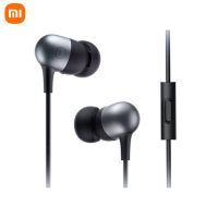 Xiaomi ชุดหูฟังอินเอียร์สเตอริโอ 3.5 มม. พร้อมไมโครโฟน ควบคุมสาย สําหรับเล่นเกม ฟังเพลง ภาพยนตร์