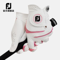 FootJoy ถุงมือกอล์ฟสำหรับผู้หญิง,FJ สภาพอากาศสวมใส่สบายทนทานถุงมือสองคนเชื่อถือได้โดยเครื่องเล่นทัวร์ FJ จำนวนมาก