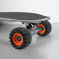 All Terrain Off Road Skateboard Longboard Wheels Road Damping Wheel Dance Board Round (ชุด4ประกอบด้วยปลอกแบริ่ง)