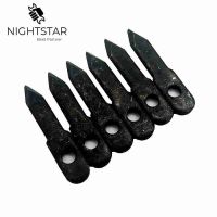 GJPJ-Binoax 6pcs Universal Blade For Wood Circle Hole Saw Drill Bit Cutter Kit Blade Shape Sharp Triangle For Woodworking